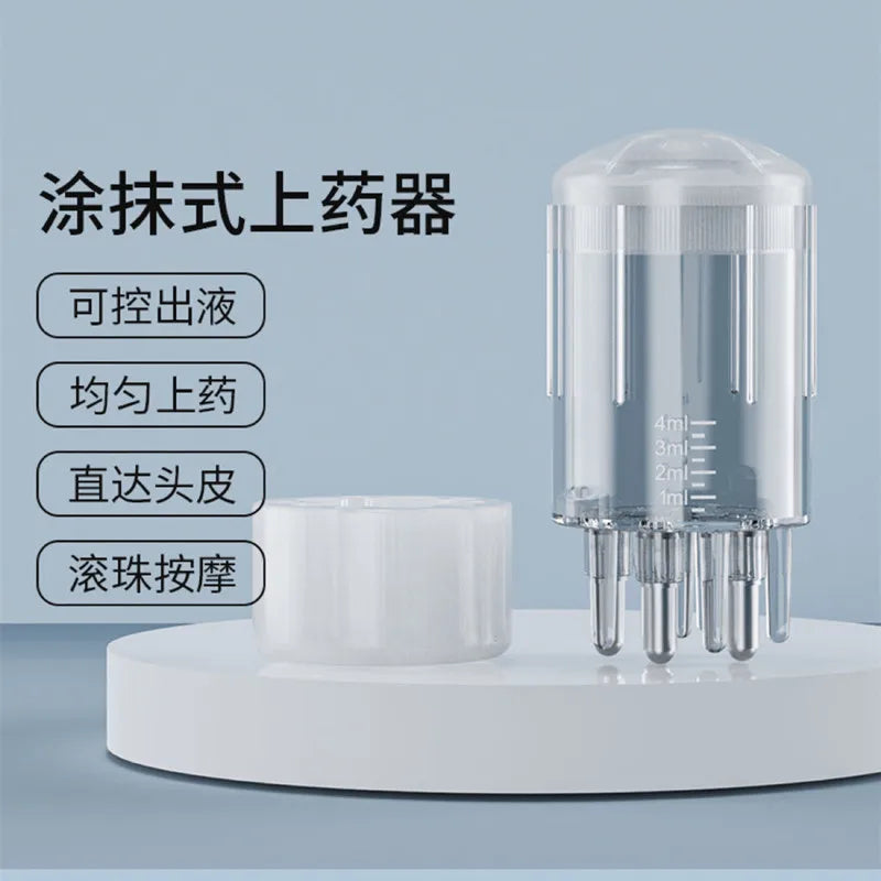 Scalp Liquid Serum Oil Applicator Comb for Hair Scalp Treatment Essential Oil Liquid Guiding Massager Comb Hair Growth Garrafa