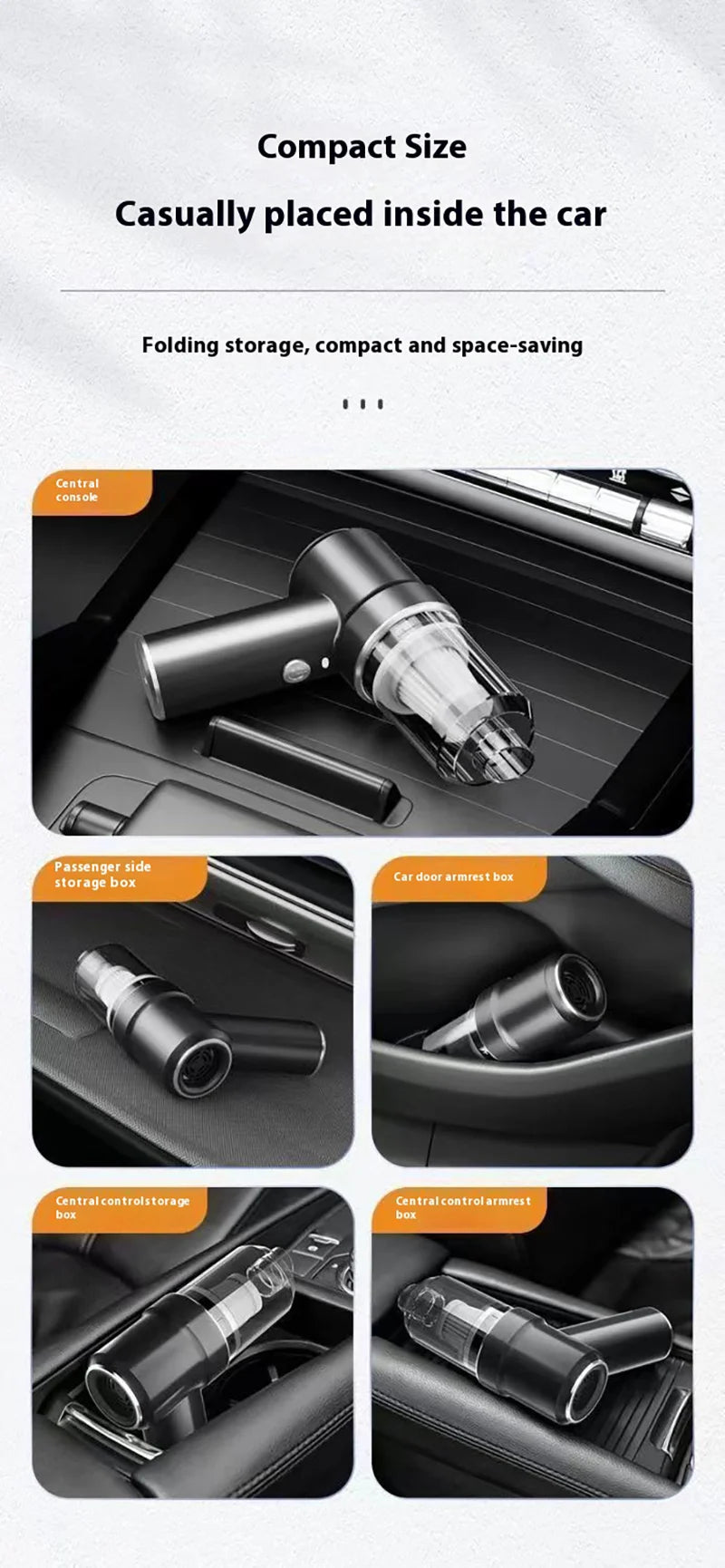 18000PA Car Vacuum Cleaner Mini Portable Duster Handheld Cleaning Machine Home Appliance Powerful Wireless Vacuum Cleaner