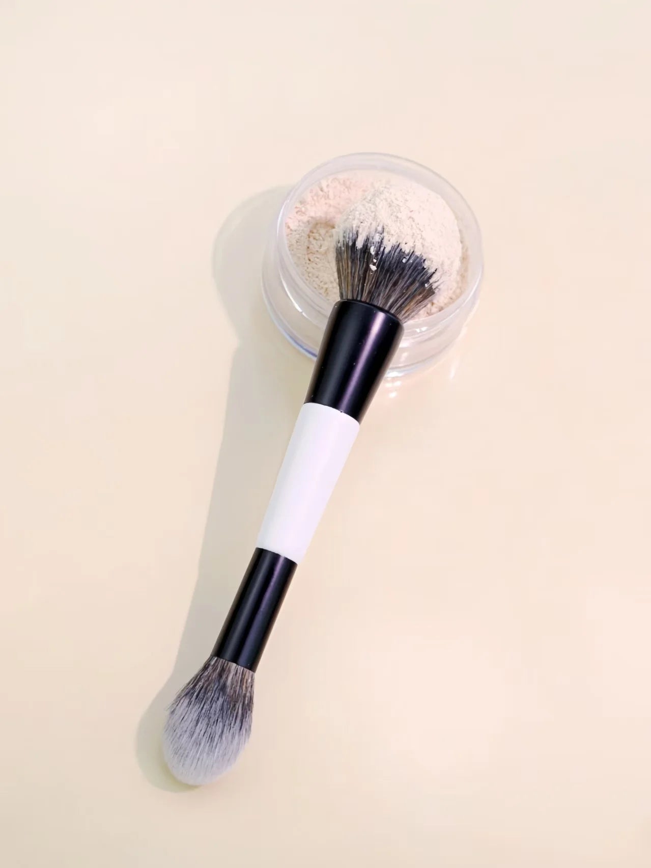 4 Double-Headed Makeup Brushes, Multi-Functional Makeup Brush, Blush Brush, Foundation Brush, Loose Powder Brush, Highlight Brush, Nose Shadow Brush, Concealer Brush, Blush Brush, Gift for Ladies and Girls