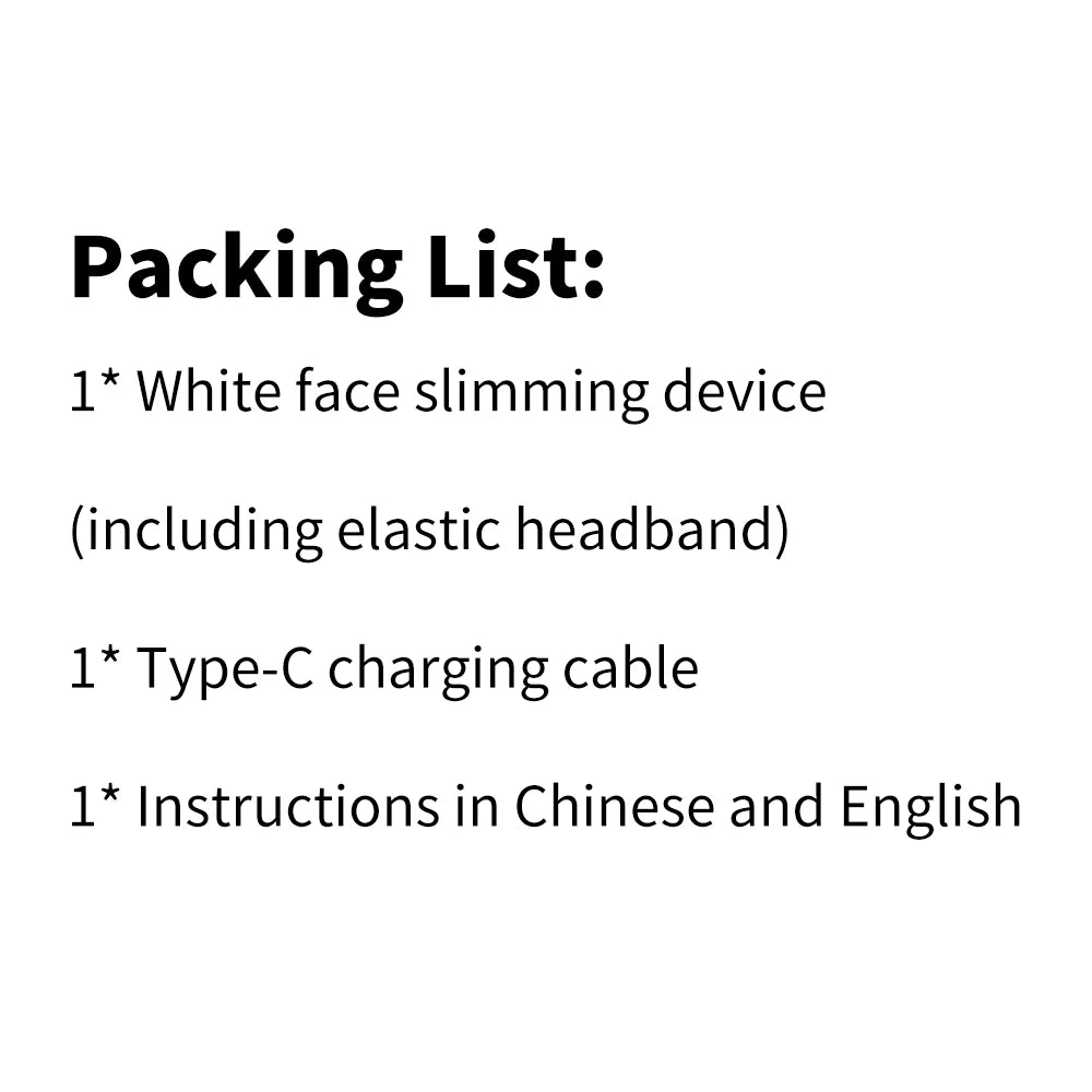 V-Face Beauty Device Micro-current Face Shaping Machine for Facial Lifting and Firming Intelligent Facial Massager USB Charging