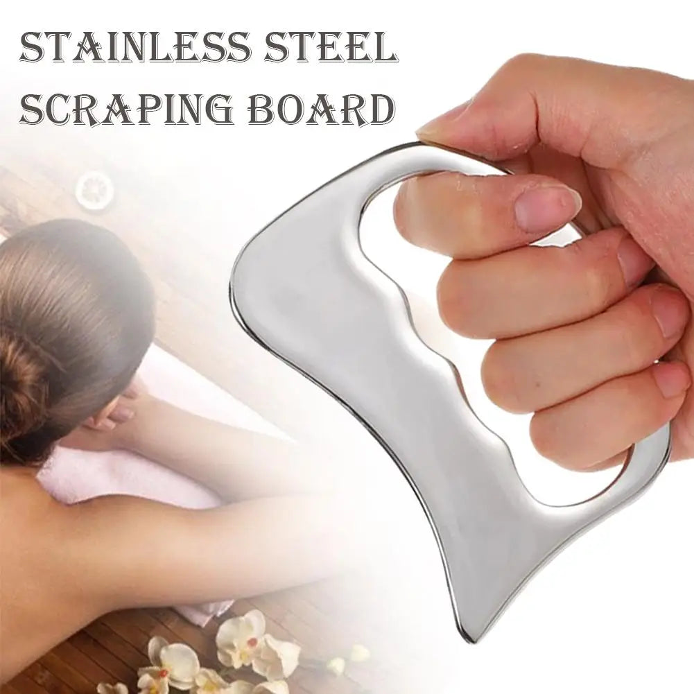Gua Sha Tool Stainless Steel Muscle Full Body Skin Massage Tool Soft Tissue Myofascial Scraper Stuff Lymphatic Drainage Massager