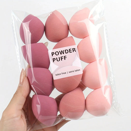 12PCS Sponges - Latex-Free, Dual Use for Liquid/Cream/Powder, Multi-Color Makeup Sponges for All Skin Types Makeup wholesale