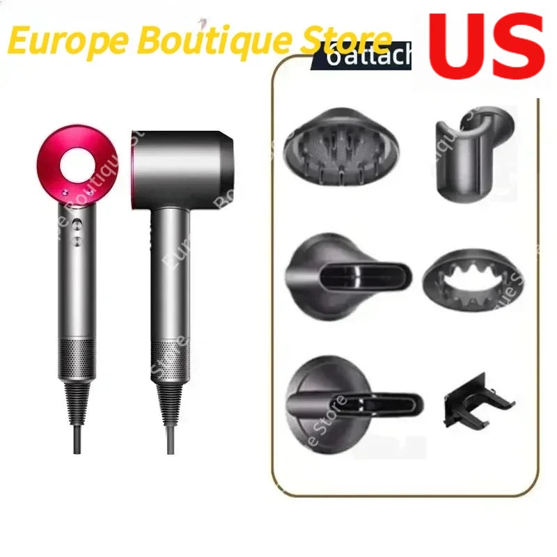 2026 Professional Hair Dryer Fast Dry Ionic Hair Dryer No Hair Flick 1600W High-Speed Blow Dryer for Salon Home Use
