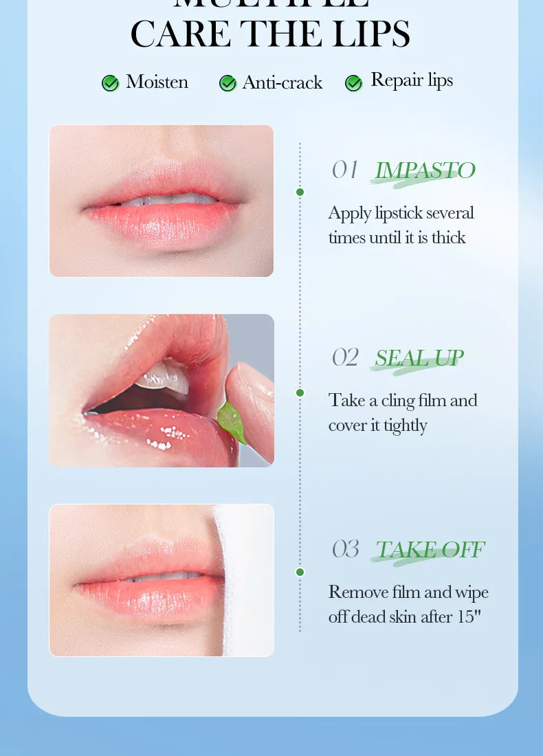 SADOER Fruit Series Strawberry Lip Scrub Dead Skin Moisturizes Brightening Lip Color, Makes Lips Pink