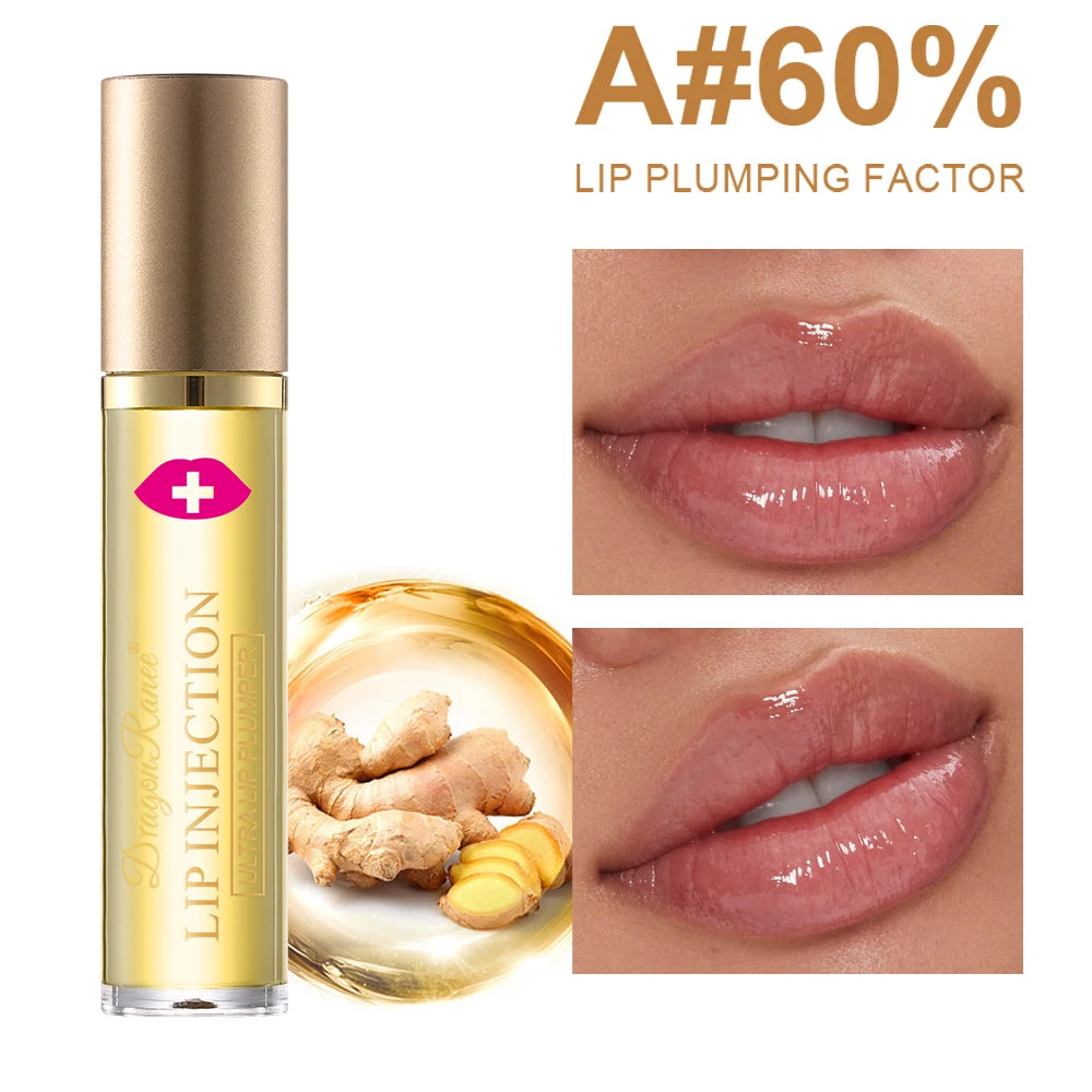Lip Plumping Oil Moisturizes, Hydrates, and Adds Color as a Base for Lip Care. Glass Lip, Pouty Lips, Glossy Mirror-Like, Gentle, Colorless Lip Oil