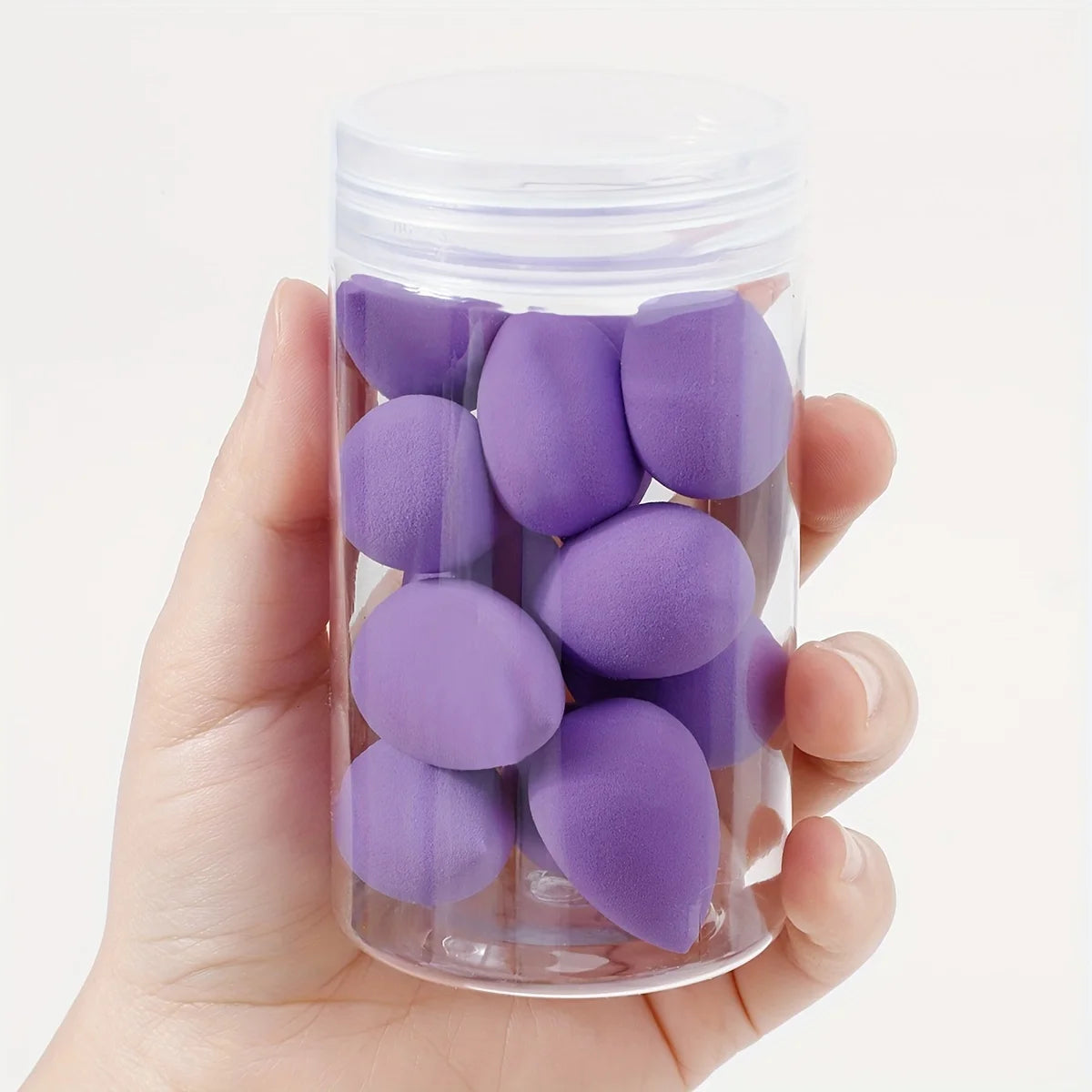 12pcs Mini Makeup Sponges - Soft, Latex-Free Beauty Blenders for Flawless Foundation Application, Wet & Dry Use, Alcohol-Free