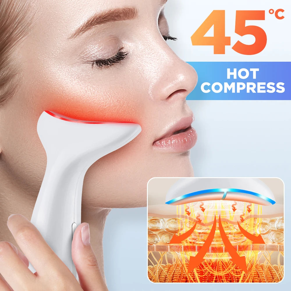 Microcurrent Neck Beauty Device  3 Massage Modes Face Lifting Firming Massage Neck Beauty Instrument Tighten Skin Care Tool