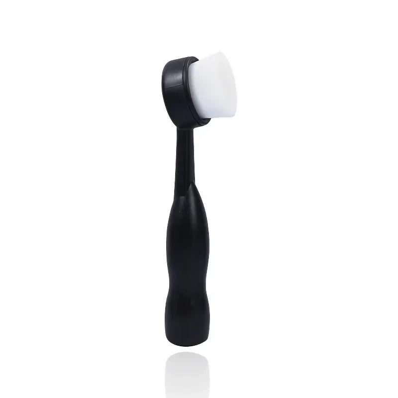 Facial Cleansing Brush Soft Bristles Manual Long Handle Flat Bottomed Standing Deep Face Cleaning Brush Limpieza Facial Skincare