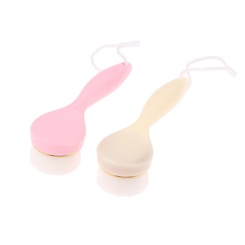 Handle Facial Washing Brush Exfoliating Face Brush Facial Brush Face Cleansing Brush For Lady Face Cleaning Women