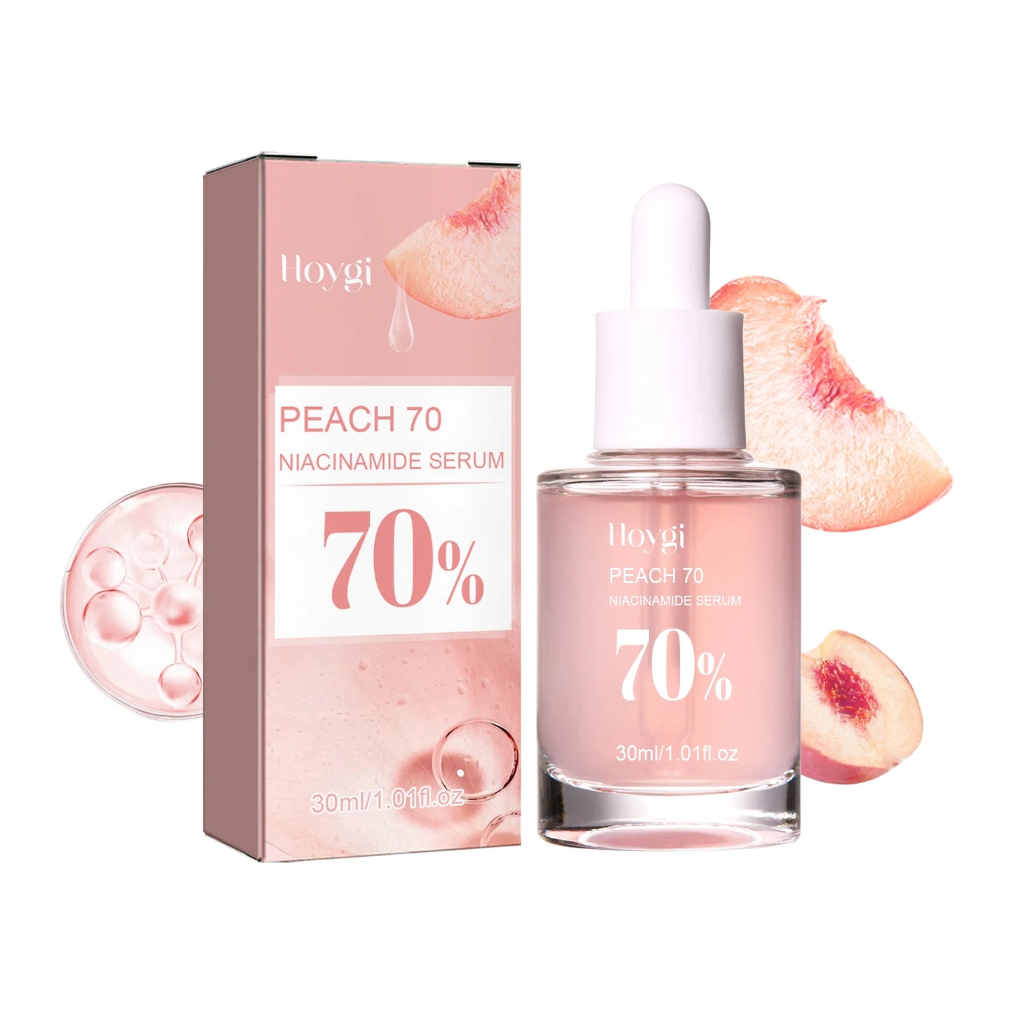 Niacinamide Facial Serum Fade Melanin Moisturzing Rejuvenation Shrink Pores Smooth Brightening Skin Care Dark Spot Remover Serum