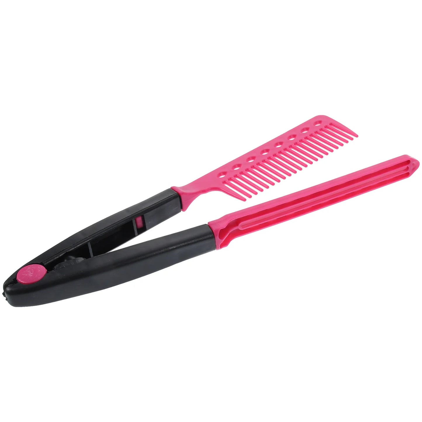 Hair Straighteners Straightening Comb for Women with Brush Folding Hairdressing