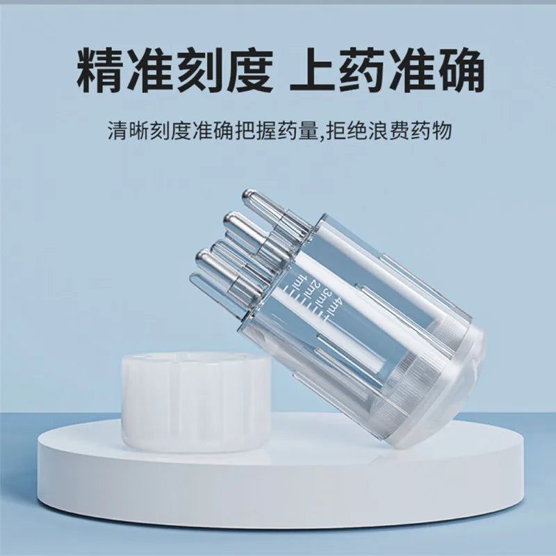Scalp Liquid Serum Oil Applicator Comb for Hair Scalp Treatment Essential Oil Liquid Guiding Massager Comb Hair Growth Garrafa