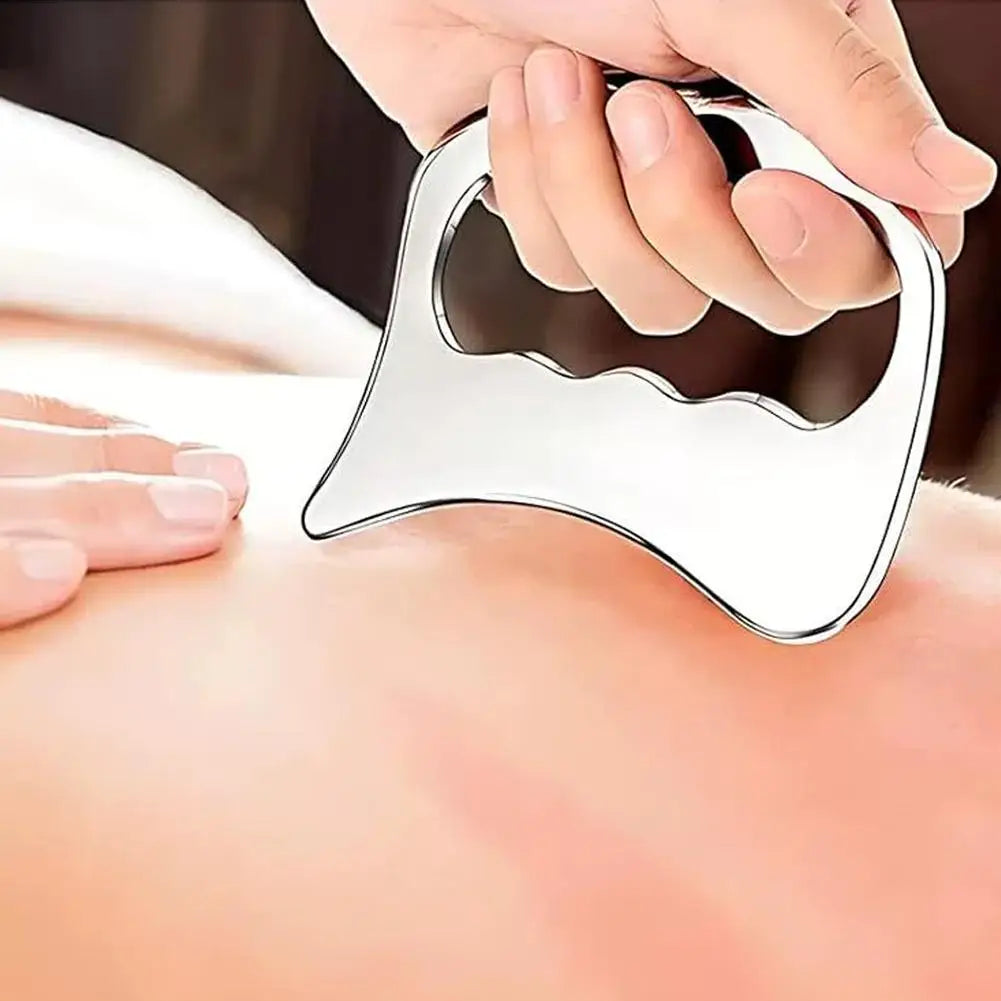 Gua Sha Tool Stainless Steel Muscle Full Body Skin Massage Tool Soft Tissue Myofascial Scraper Stuff Lymphatic Drainage Massager