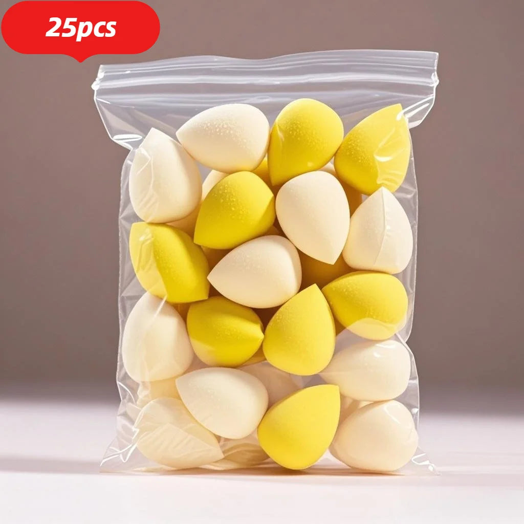 25PCS Professional Makeup Sponges - No Clumping, Saves Foundation! Blending Beauty Sponge for Flawless Liquid/Powder Makeup