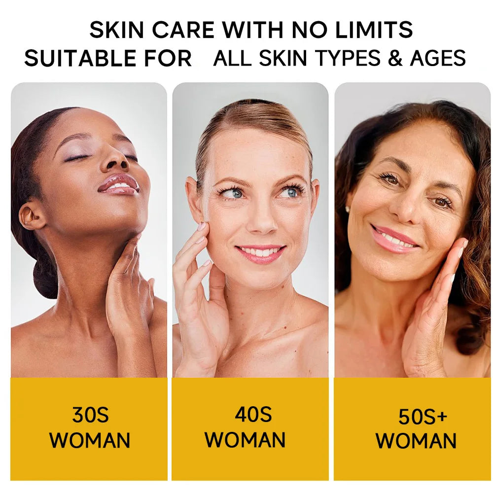 Vitamin C Facial Essence with Hyaluronic Acid - Brightening Moisturizing Repair Serum for Face Care