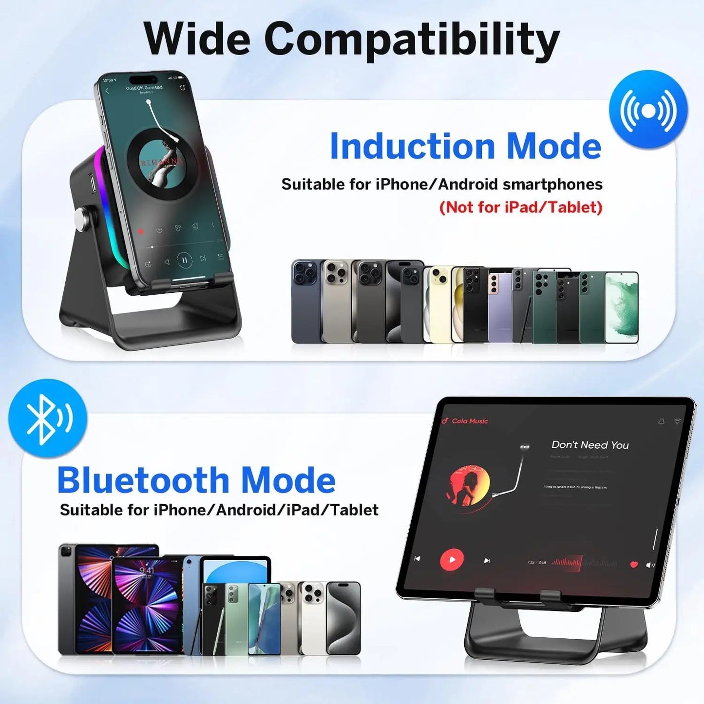 PulseMate Pro Wireless Speaker Stand