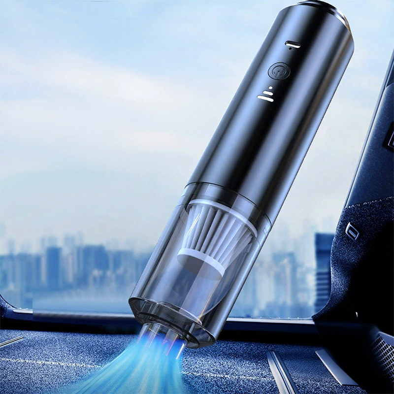 Portable Car Vacuum Cleaner Powerful Suction for On-the-Go Cleaning Dust Removal Mini Wireless Vacuum Cleaner Low Noise